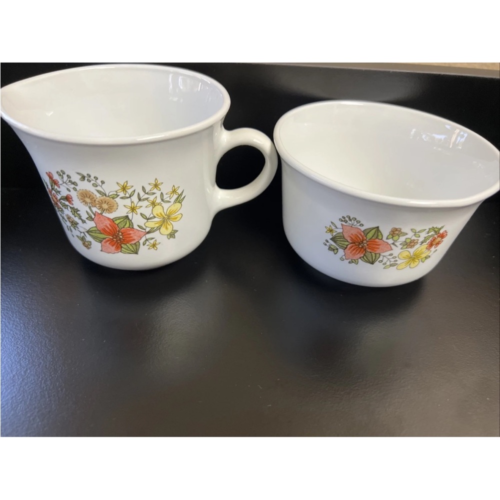 Vintage Corelle Indian Summer Cup And Small Bowl - Picture 2 of 4